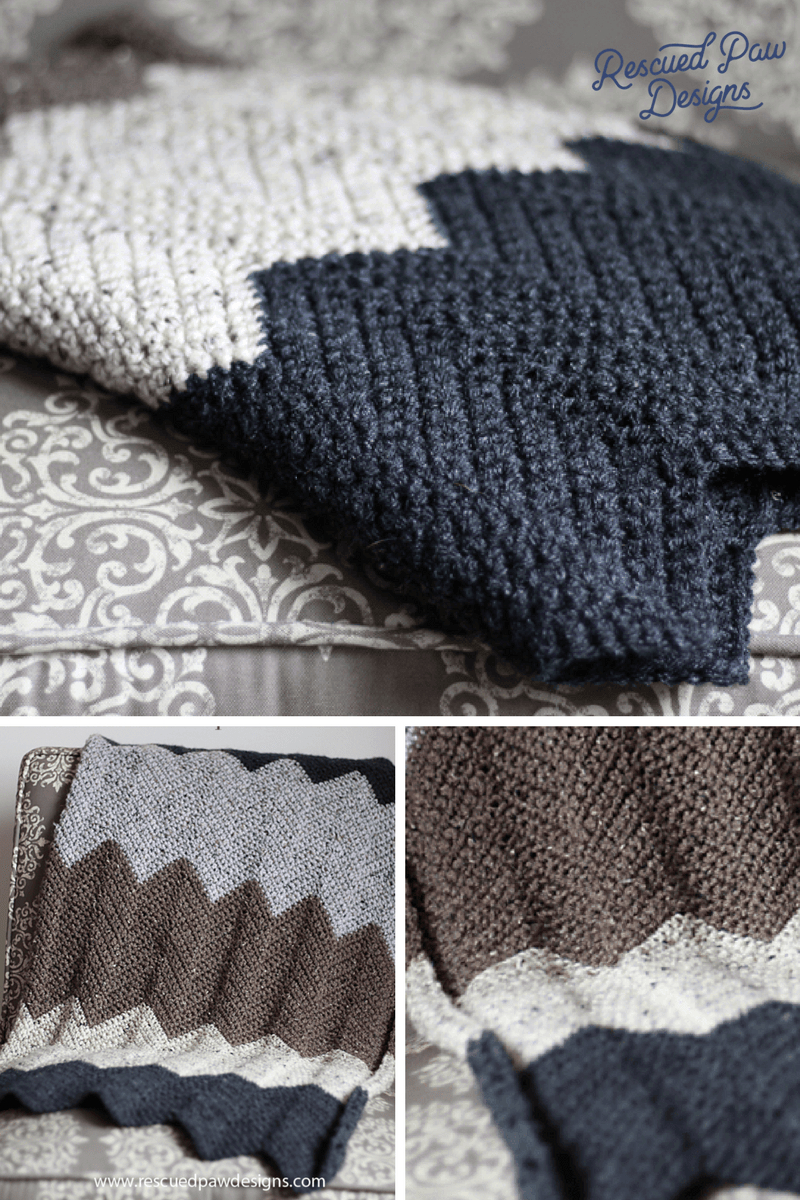 Crochet Ripple Afghan Patterns Easiest Chevron Crochet Blanket Pattern Pattern Using Single Crochets