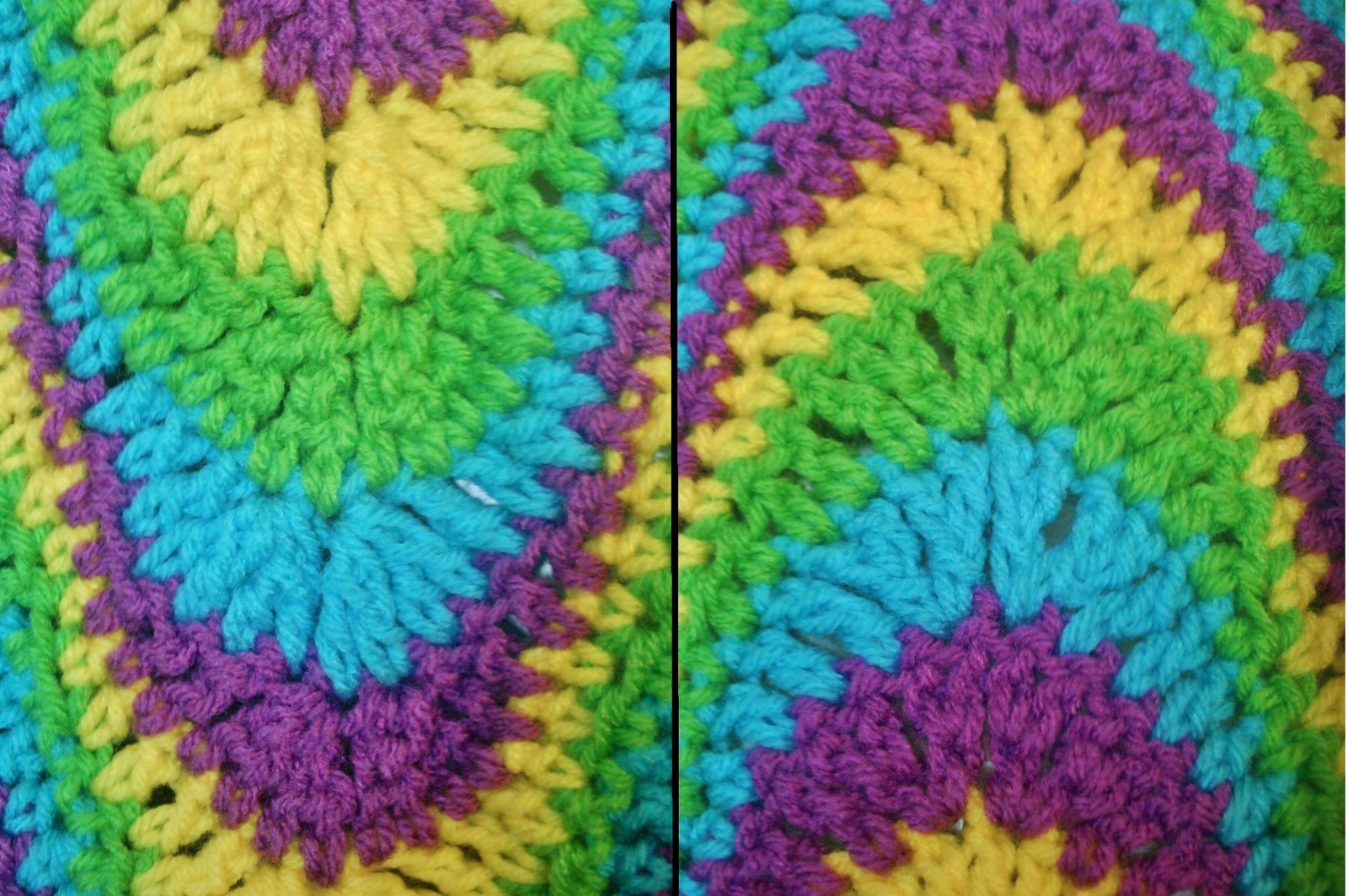 Crochet Ripple Afghan Patterns Three 3 Exaggerated Ripple Afghan Crochet And 14 Similar Items