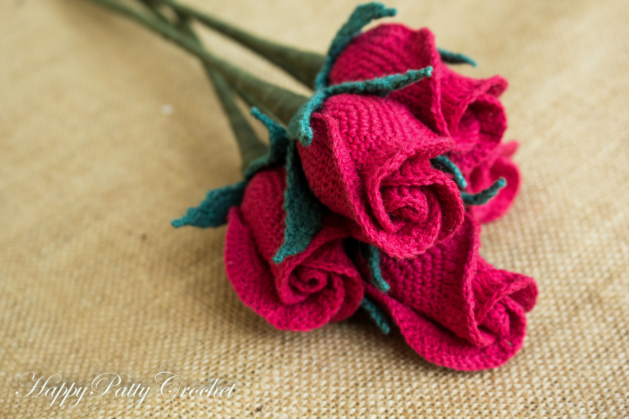Crochet Rose Pattern Crochet Closed Rose Pattern Happy Patty Crochet
