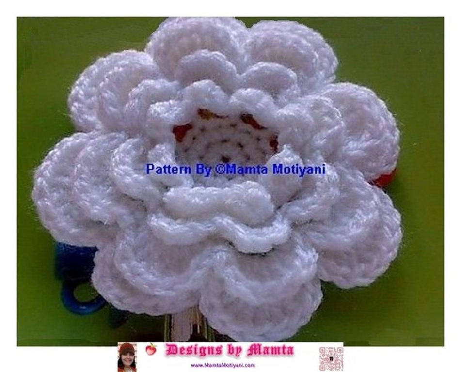 Crochet Rose Pattern Crochet Rose Pattern Easy Flower Applique Embellishment For Holidays