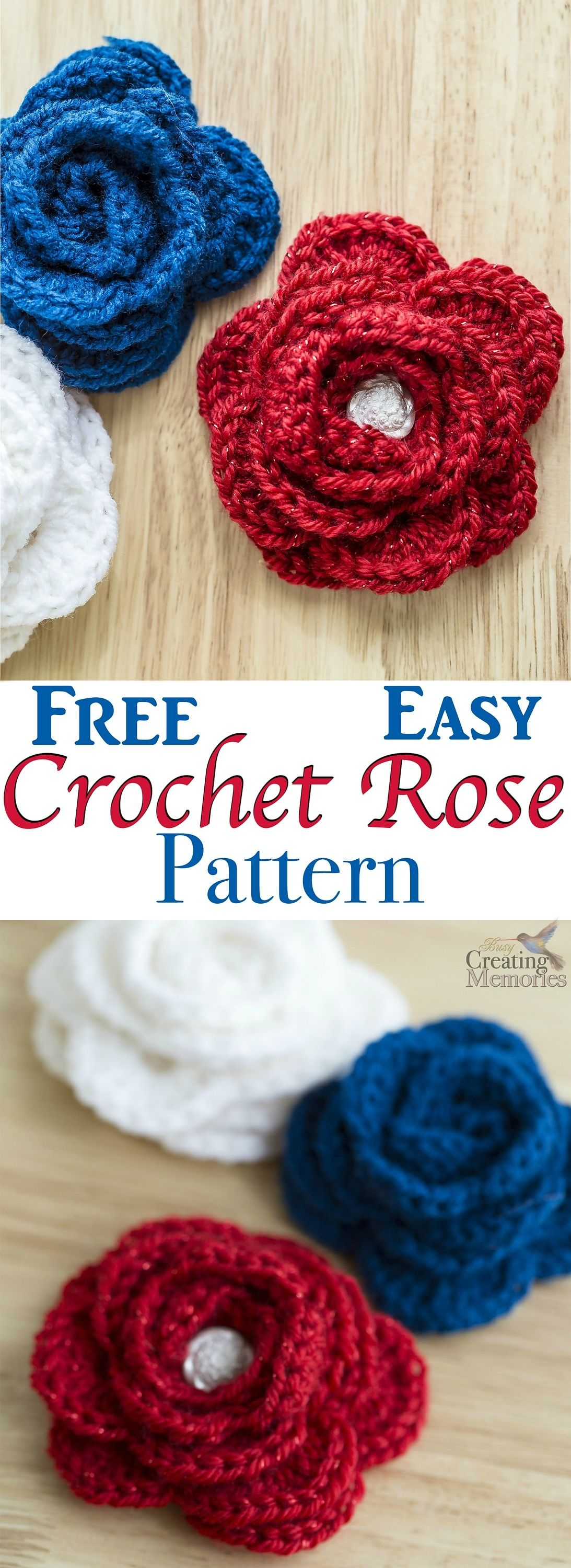 Crochet Rose Pattern Free Easy Crochet Rose Pattern Crochet Ideas And Inspiration
