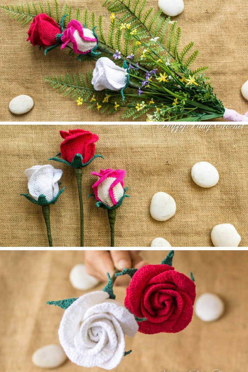 Crochet Rose Pattern How To Make Crochet Flowers Put A Little Love On Your Hook