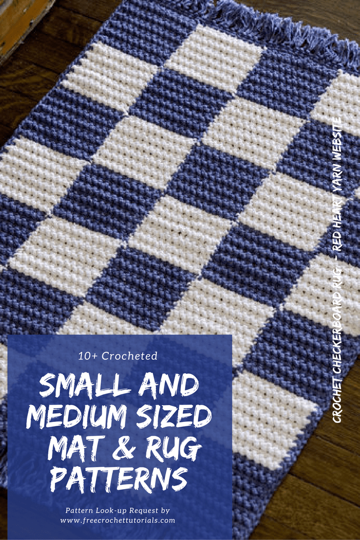 Crochet Rug Pattern 10 Free Patterns For Small And Medium Floor Mats Free Crochet