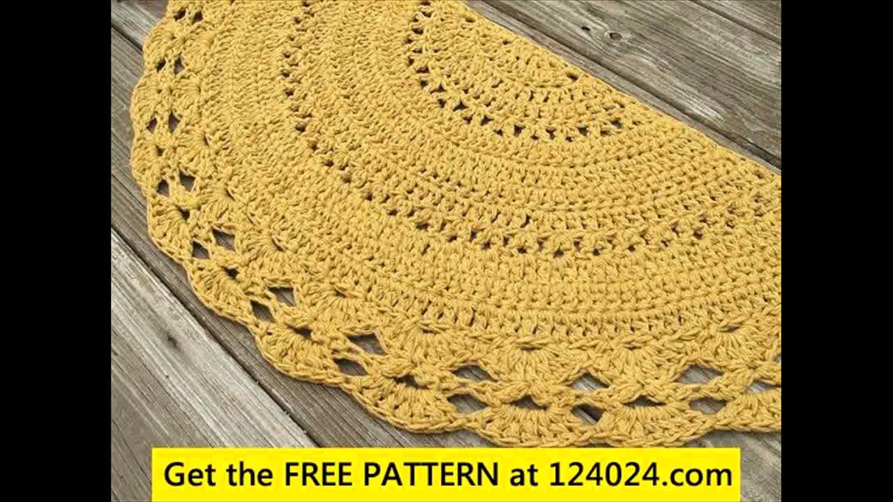 Crochet Rug Pattern Crochet Rug Tutorial1 Youtube