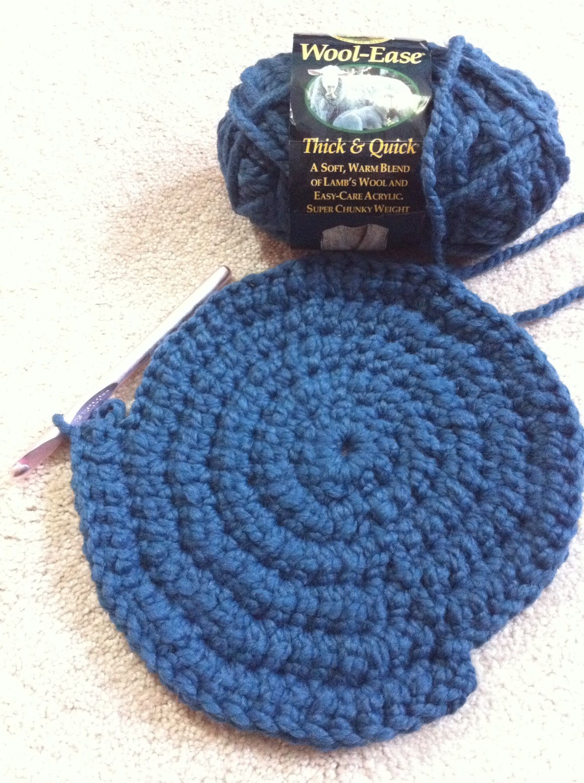 Crochet Rug Pattern Stargazun Designs Easy Round Thick Crochet Rug Pattern Beginner