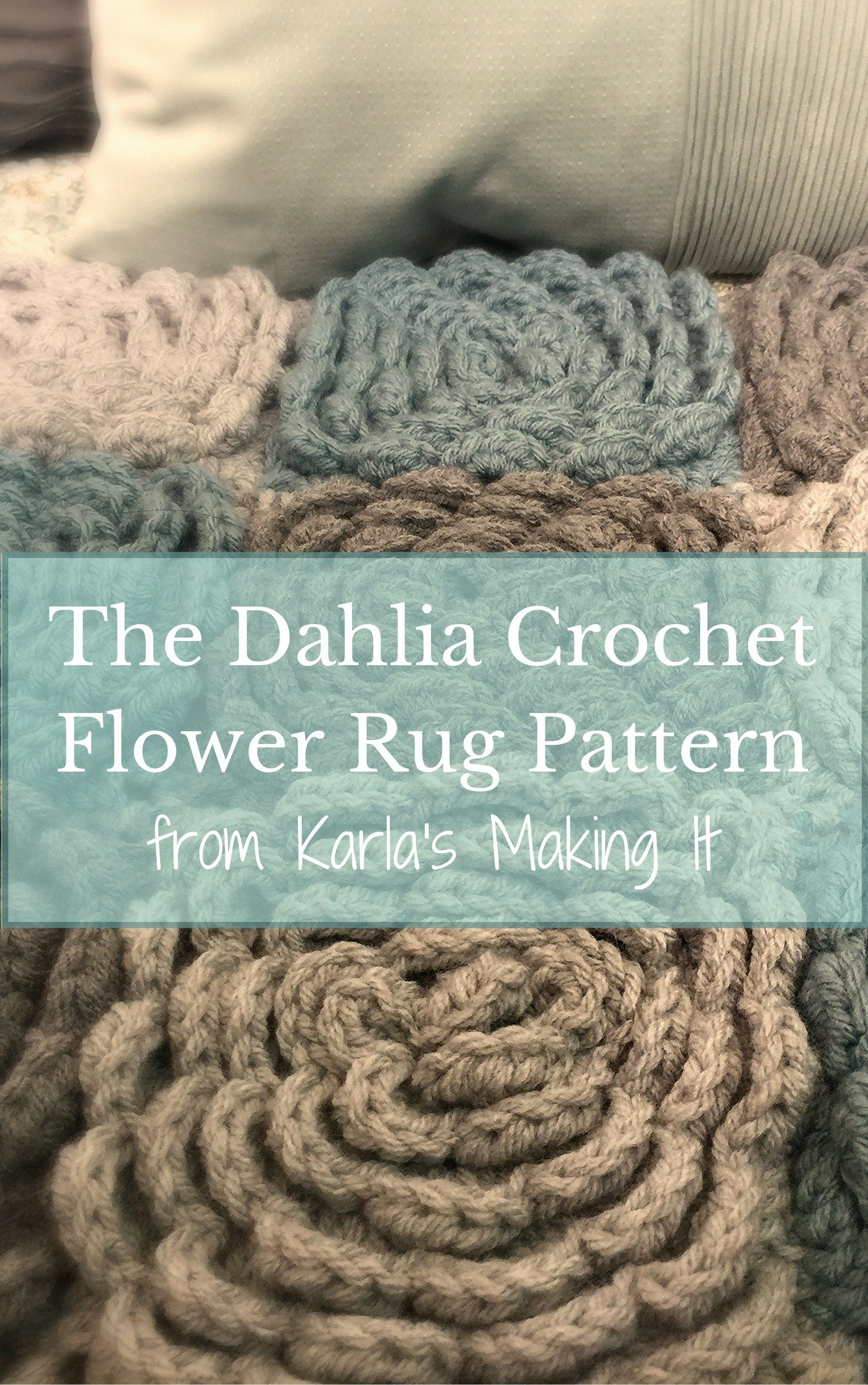 Crochet Rug Pattern The Dahlia Flower Crochet Rug Pattern Crochet And Knit Stuff