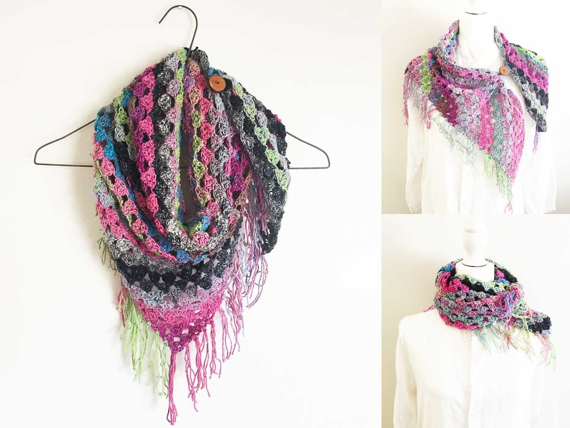 Crochet Scarf Pattern Free How To Crochet A Noro Scarf Free Easy Pattern With Video Sew In