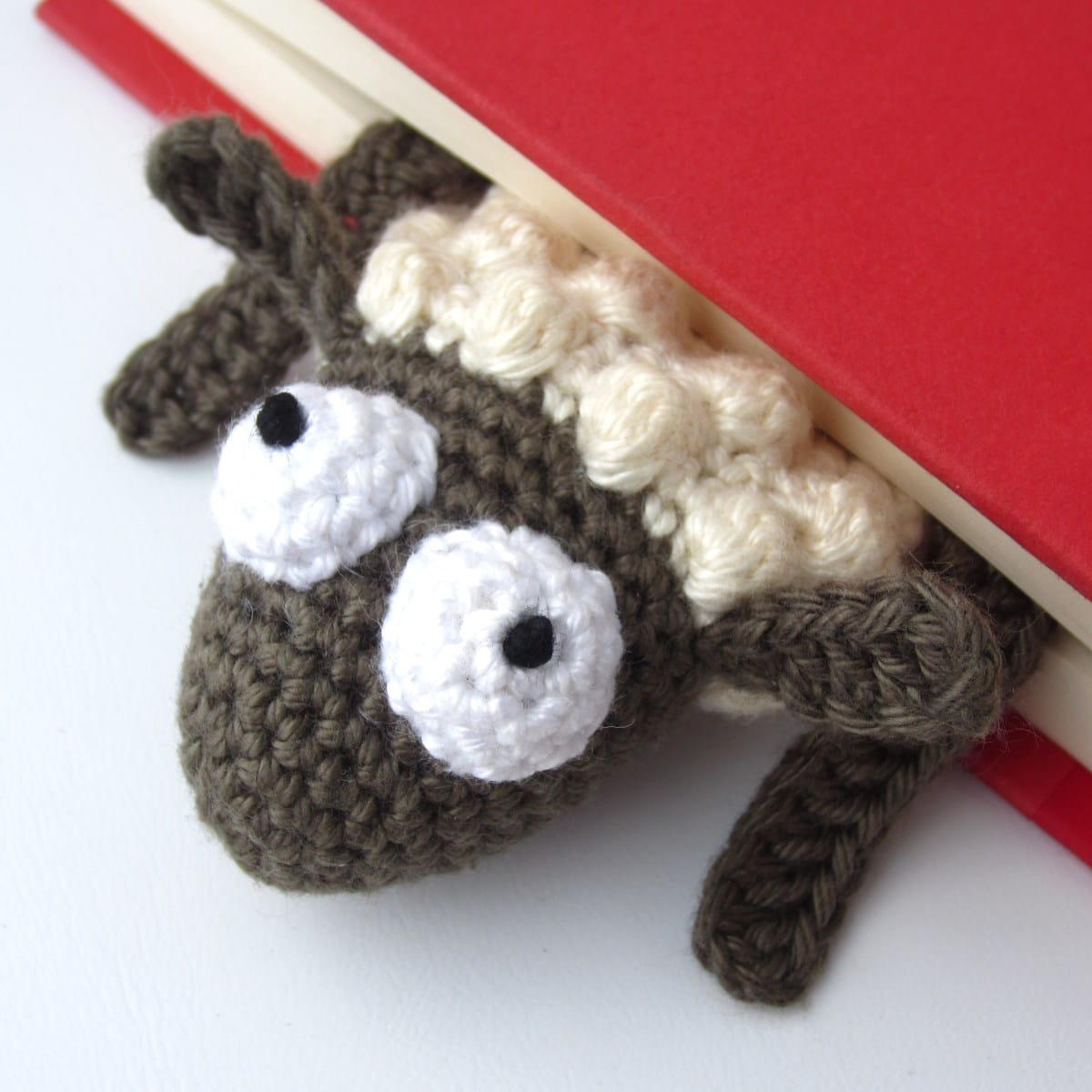 Crochet Sheep Pattern Amigurumi Crochet Sheep Bookmark Book Sheep Supergurumi