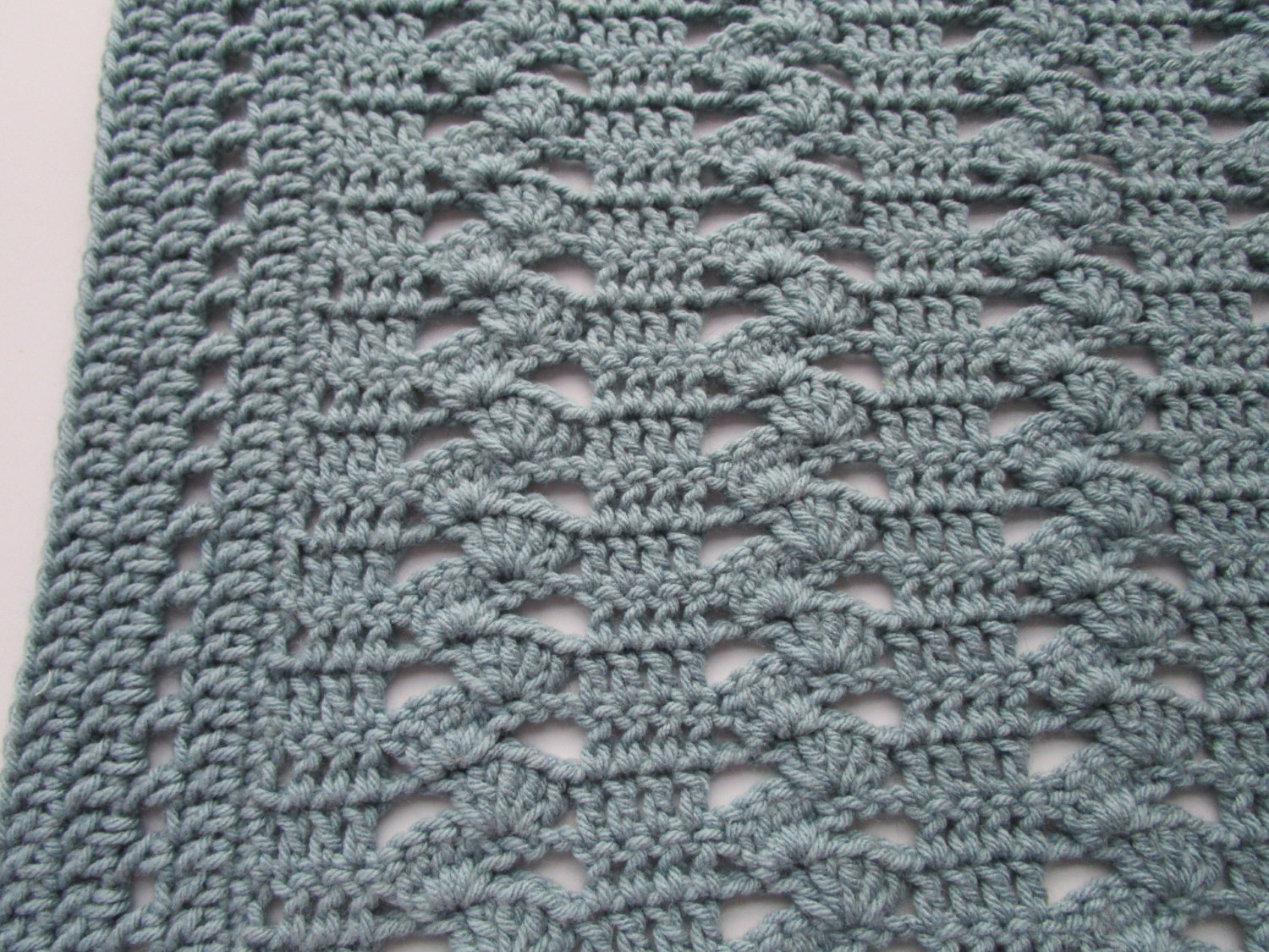Crochet Shell Pattern Scarf Best Shell Stitch Ba Blanket Fromy Love Design How To Crochet