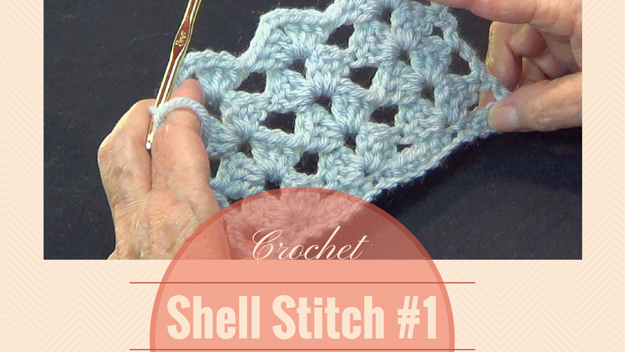 Crochet Shell Pattern Scarf Crochet Shell Stitch 1 Open Shell Lace Stitch Pattern