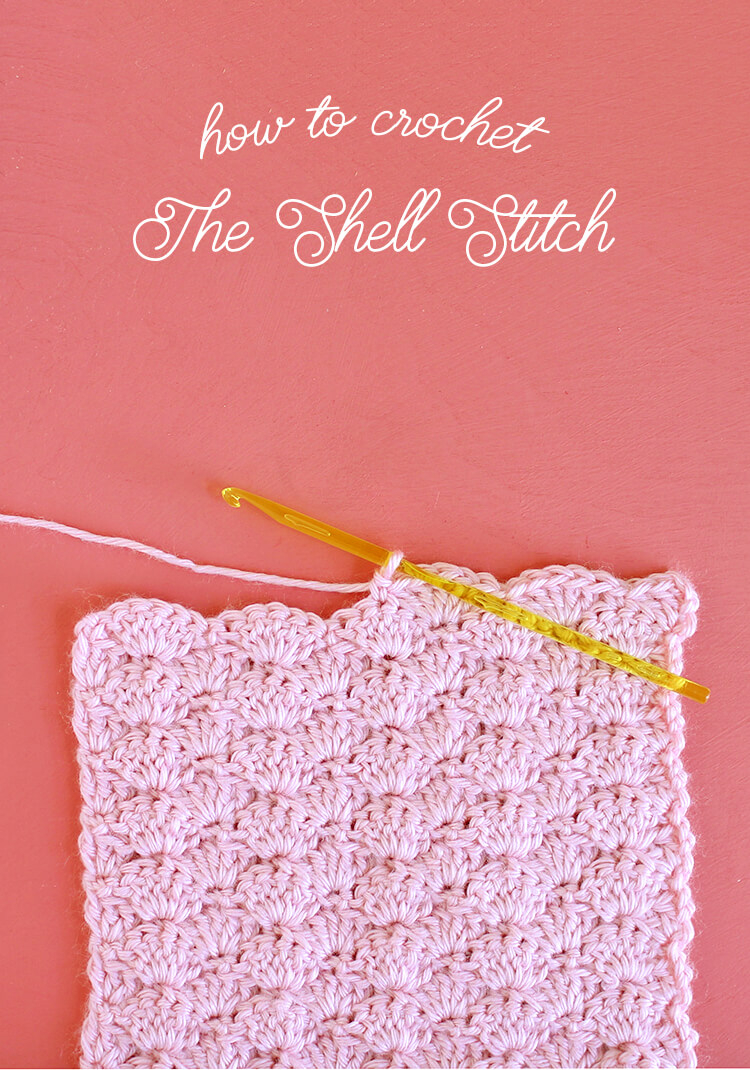 Crochet Shell Pattern Scarf How To Crochet The Shell Stitch For Beginners Persia Lou