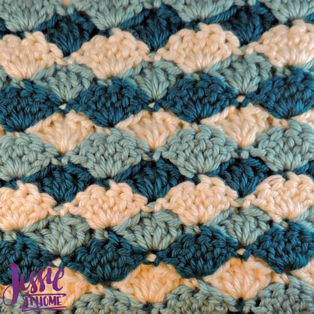 Crochet Shell Stitch Pattern Shell Stitch Ba Blanket Jessie At Home