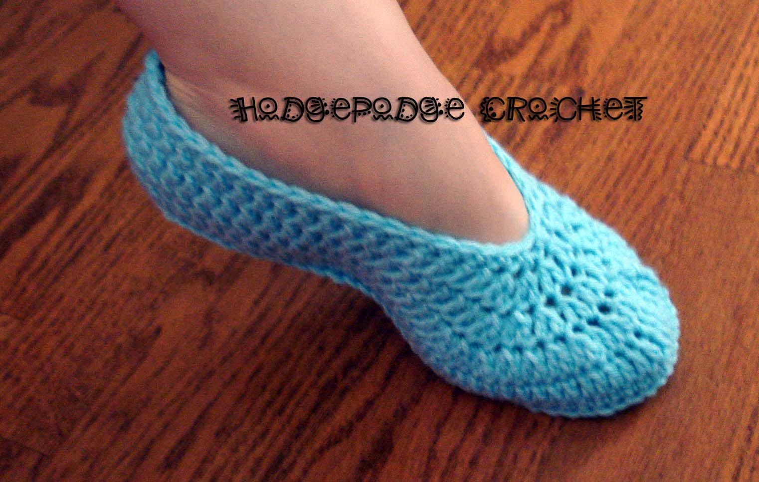 Crochet Shoe Pattern Ladies Ballet Slippers Hodgepodge Crochet