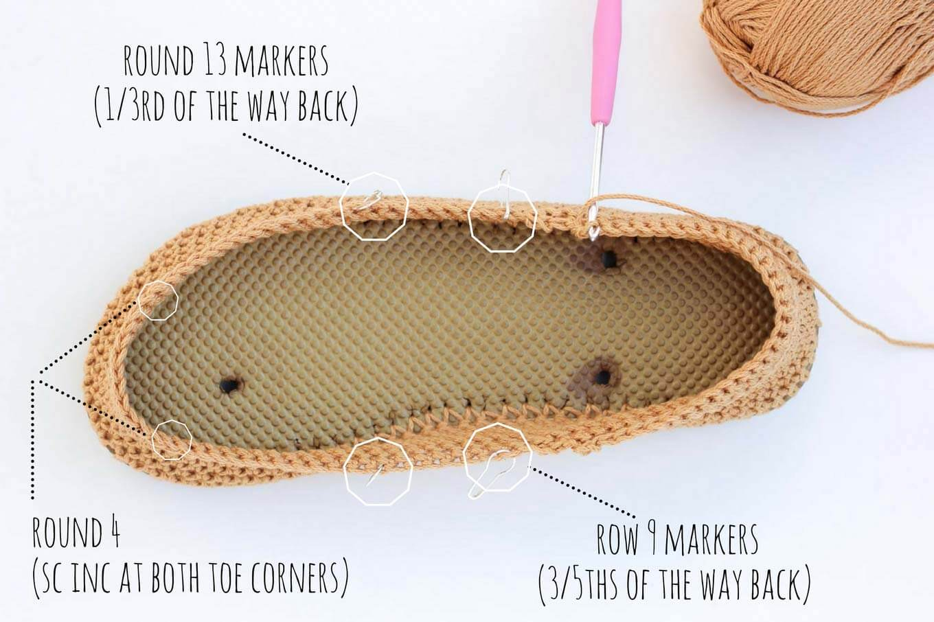 Crochet Shoes Pattern Crochet Shoes With Flip Flop Soles Free Moccasin Pattern