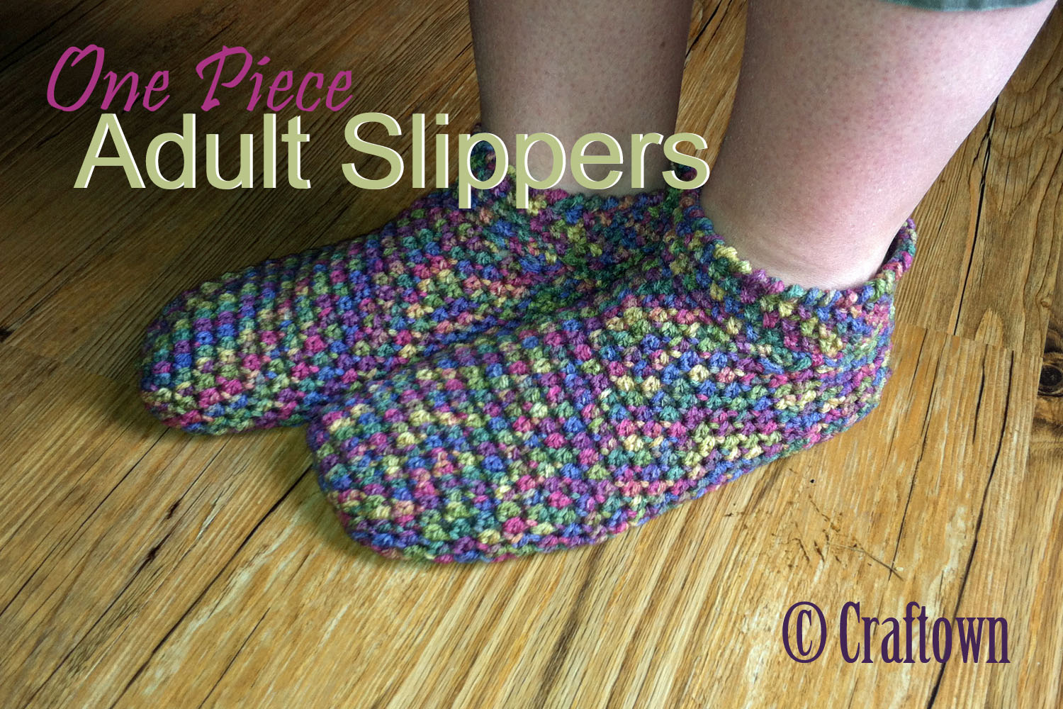 Crochet Shoes Pattern Free Crochet Pattern Adult One Piece Slippers