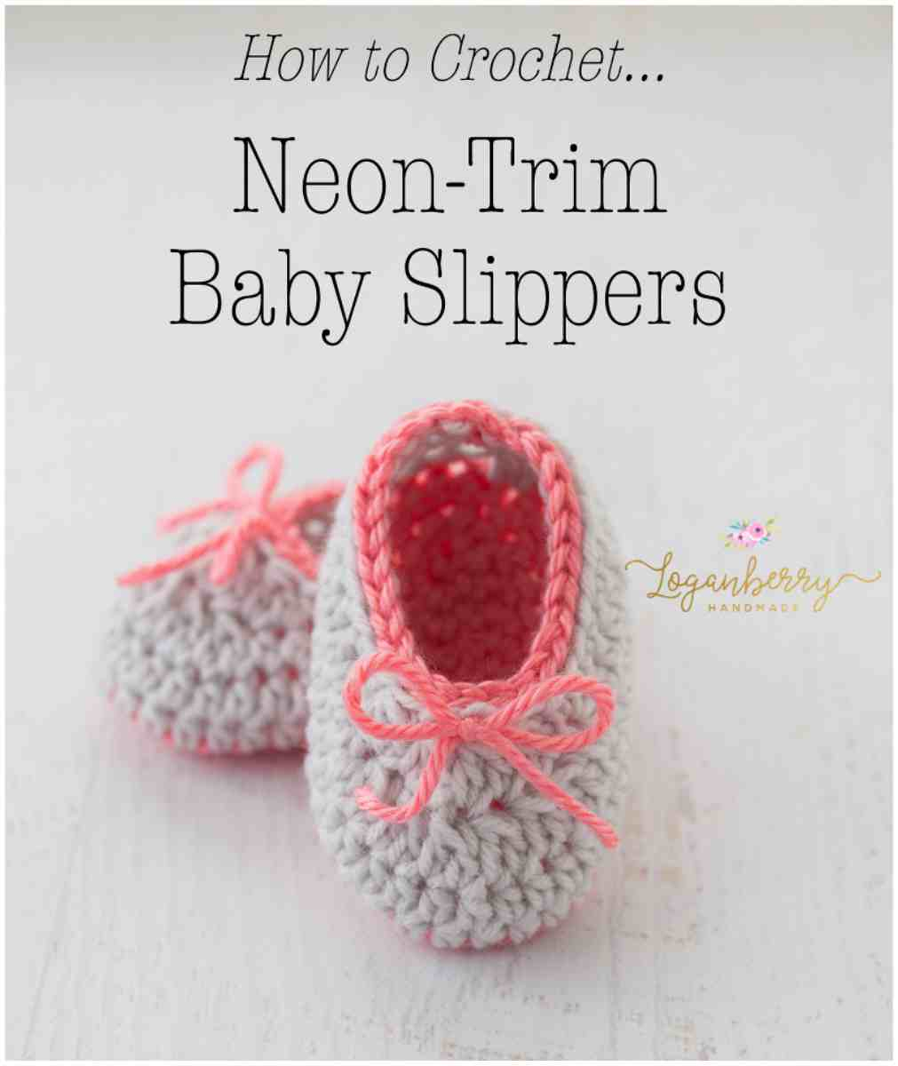 Crochet Slipper Boots Free Pattern Ba Crochet Slippers Neon Trim Free Pattern Your Crochet