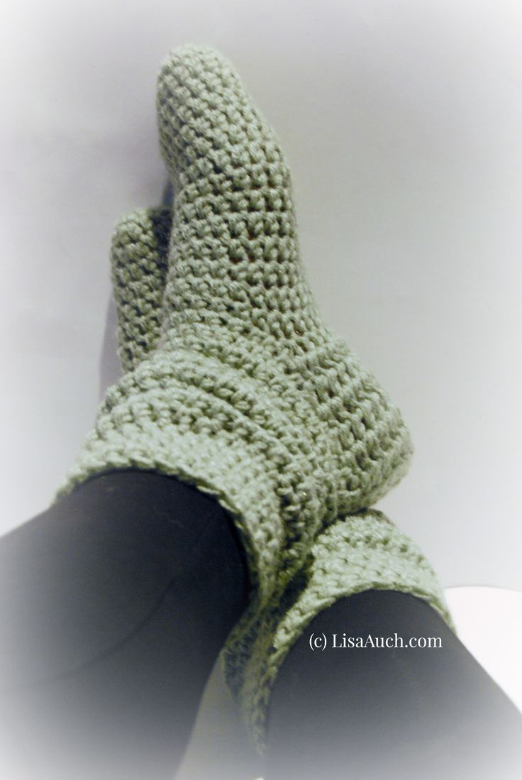 Crochet Slipper Boots Free Pattern Crochet Patterns Slippers Free Crochet Socks Easy Crochet Slipper
