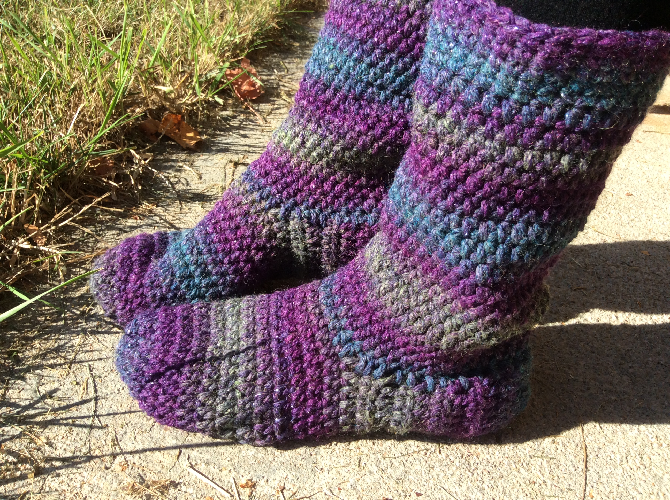 Crochet Slipper Boots Free Pattern How To Make Basic Crocheted Slipper Boots Updated Free Pattern In