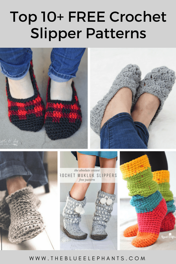 Crochet Slipper Boots Free Pattern Top 10 Free Crochet Slippers Patterns