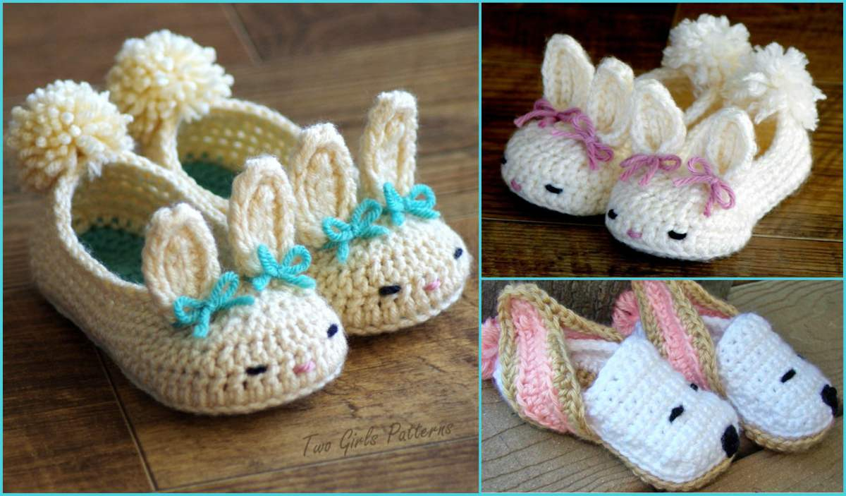 Crochet Slipper Patterns For Toddlers Ba Bunny Slippers Free Crochet Patterns Your Crochet