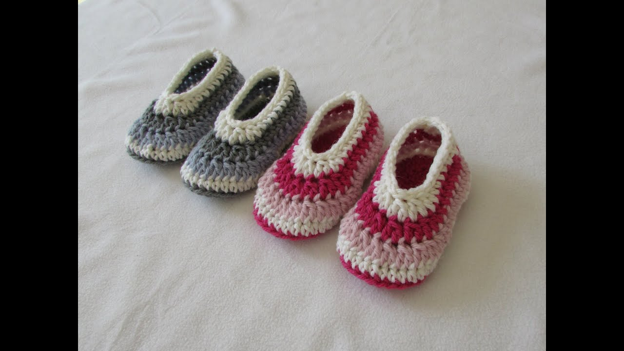 Crochet Slipper Patterns For Toddlers How To Crochet Easy Childrens Shoes Booties For Beginners Youtube