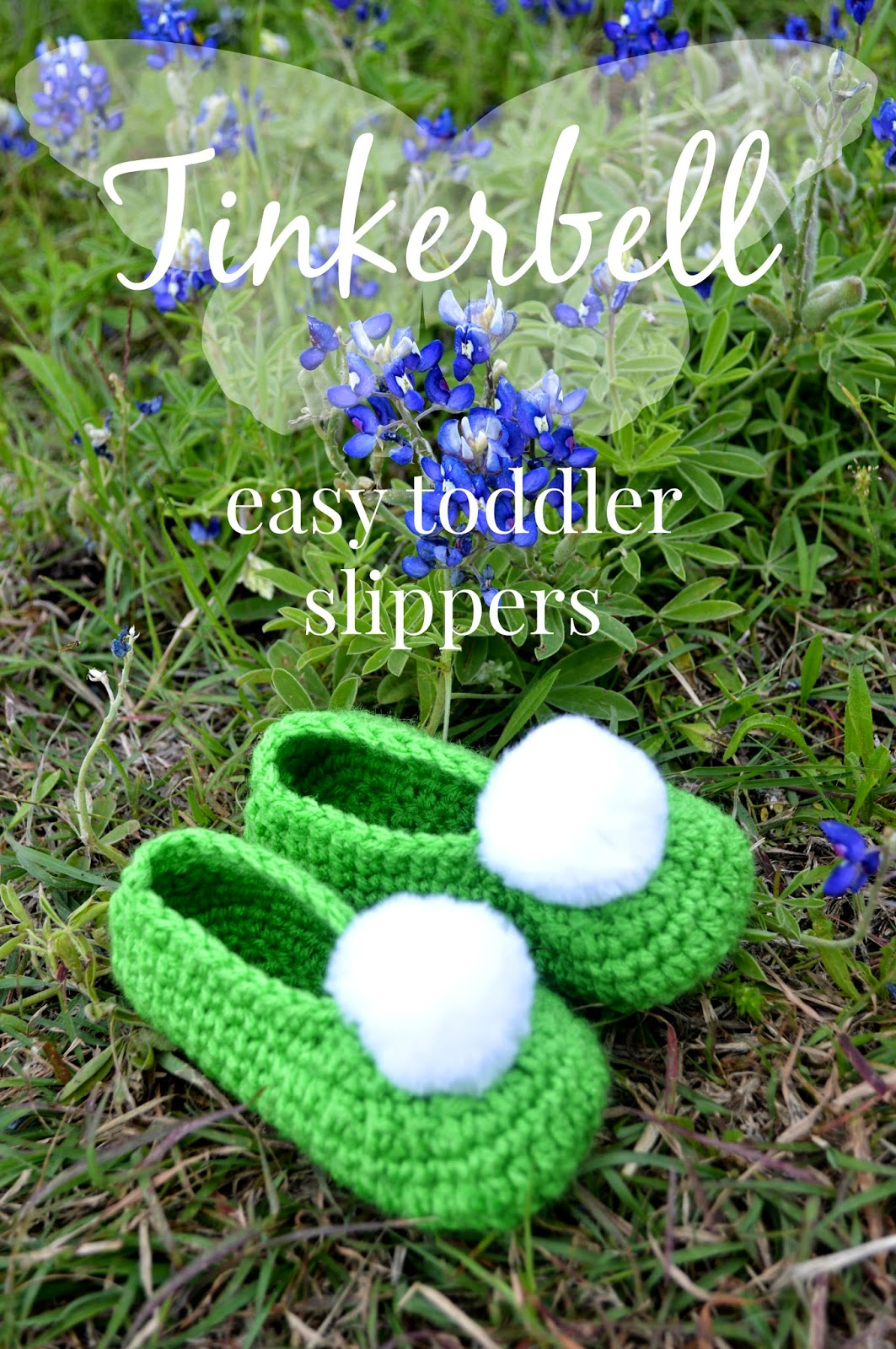 Crochet Slipper Patterns For Toddlers Tinkerbell Slippers Free Pattern
