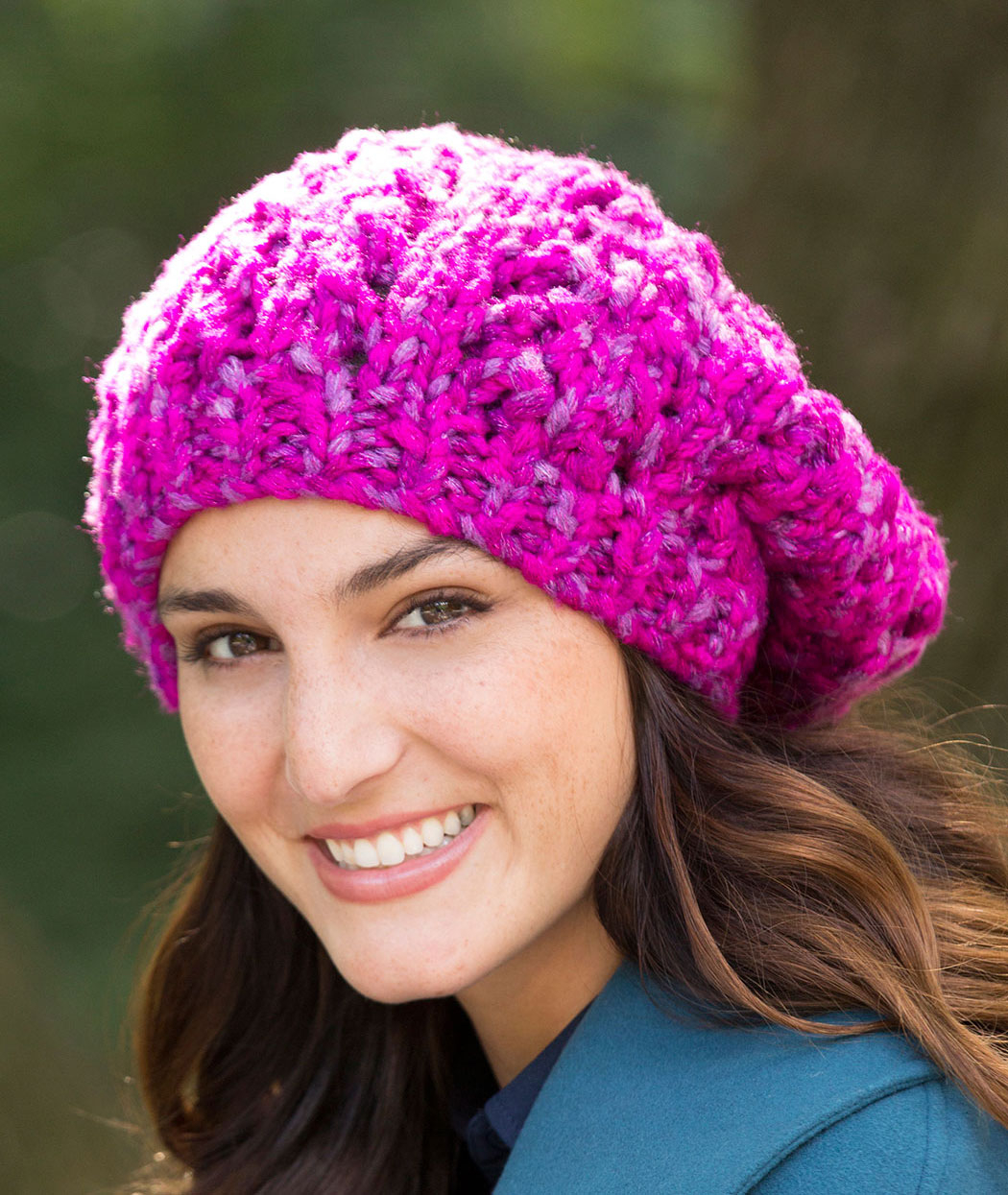 Crochet Slouchy Hat Pattern Free Keep Warm With Slouchy Hats And Super Scarves Red Heart