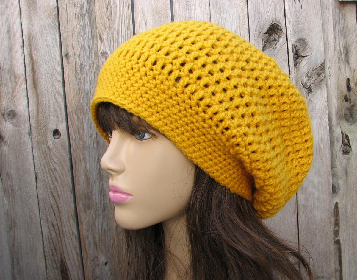 Crochet Slouchy Hat With Brim Pattern A Variety Of Free Crochet Hat Patterns For Making Hats Easily