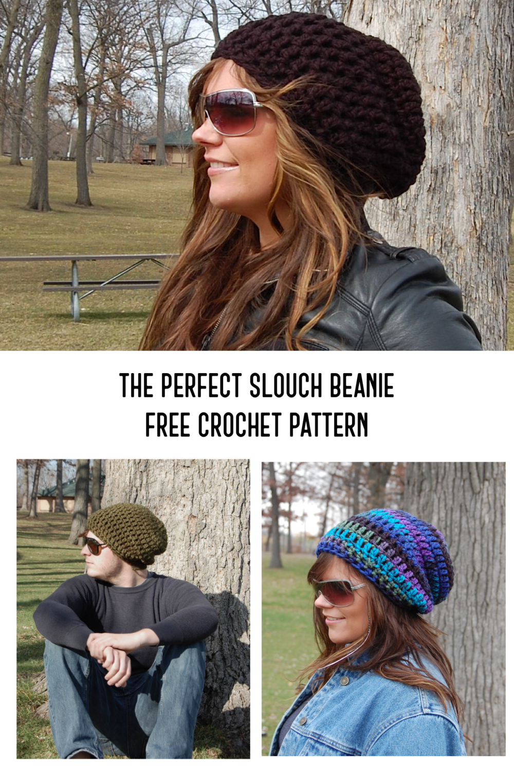 Crochet Slouchy Hat With Brim Pattern Cozy Slouchy Hat Free Pattern Stitch Hustle