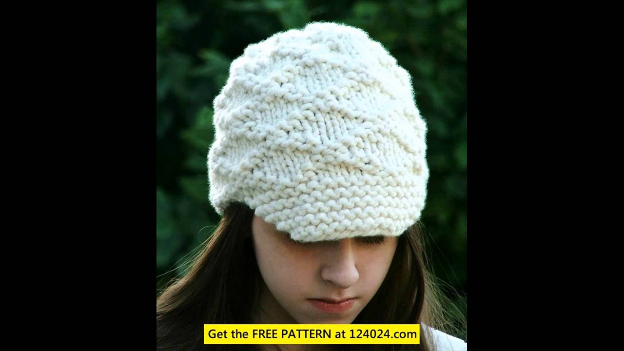 Crochet Slouchy Hat With Brim Pattern Crochet Beanie With Brim Youtube