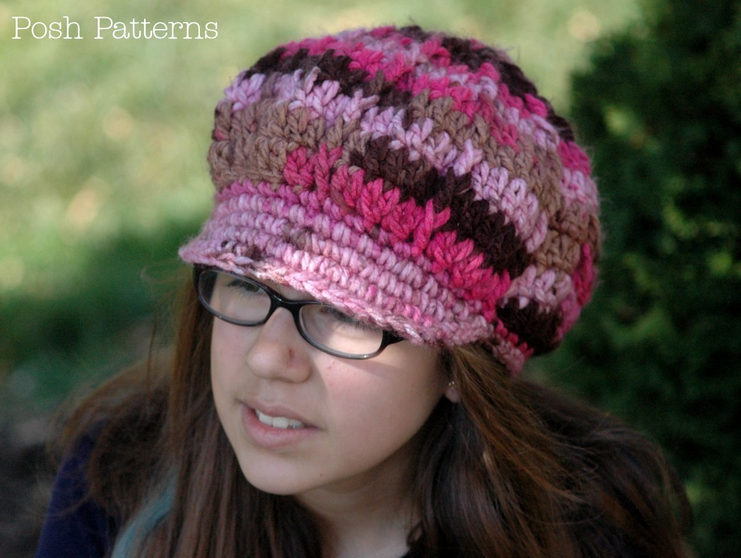 Crochet Slouchy Hat With Brim Pattern Free Crochet Pattern Slouchy Hat With Brim Pakbit For