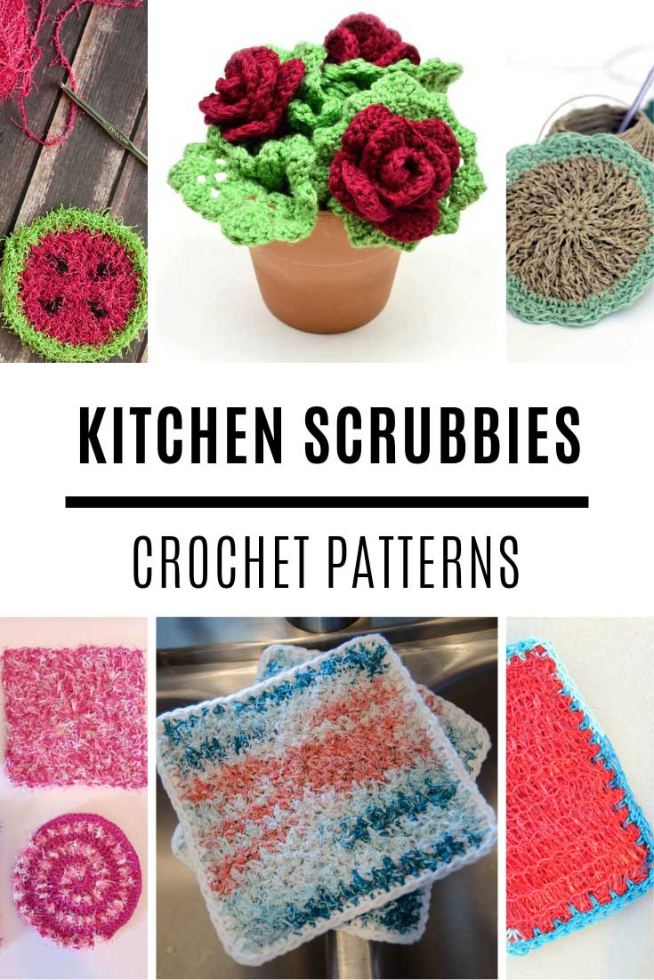 Crochet Spiral Scrubbie Pattern Scrubbie Crochet Patterns Your Kitchen Needs A Set Of These