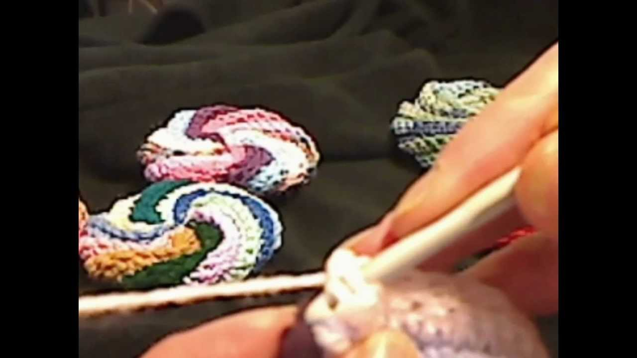 Crochet Spiral Scrubbie Pattern Spiral Scrubbie Changing Colors And Joining Variation Youtube