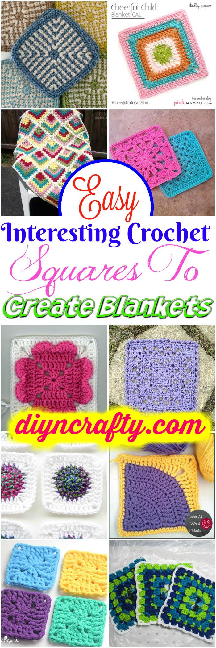 Crochet Squares Patterns Crochet Squares Patterns To Create Blankets