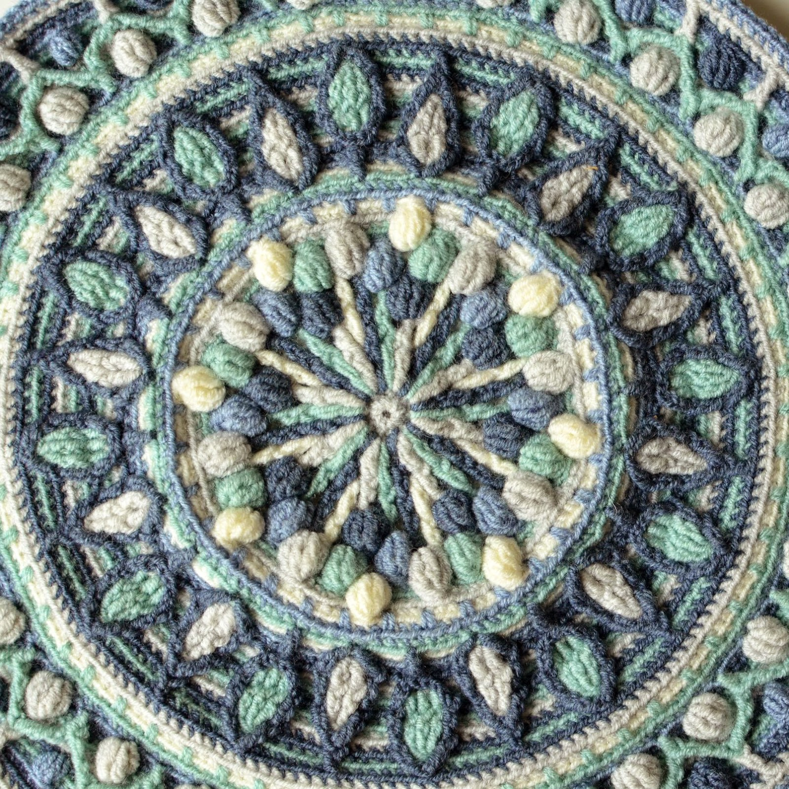 Crochet Squares Patterns Large Crochet Squares Or Second Life Of Dandelion Mandala