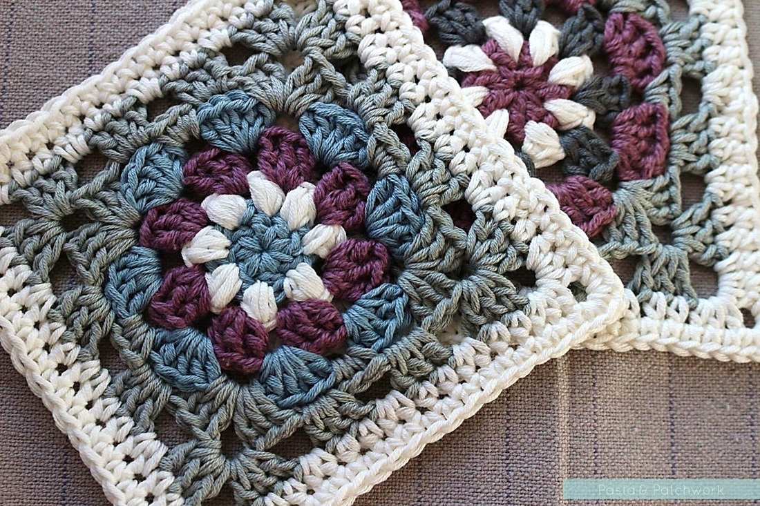 Crochet Squares Patterns Lily Pad Granny Square Free Crochet Pattern Tutorial Pasta