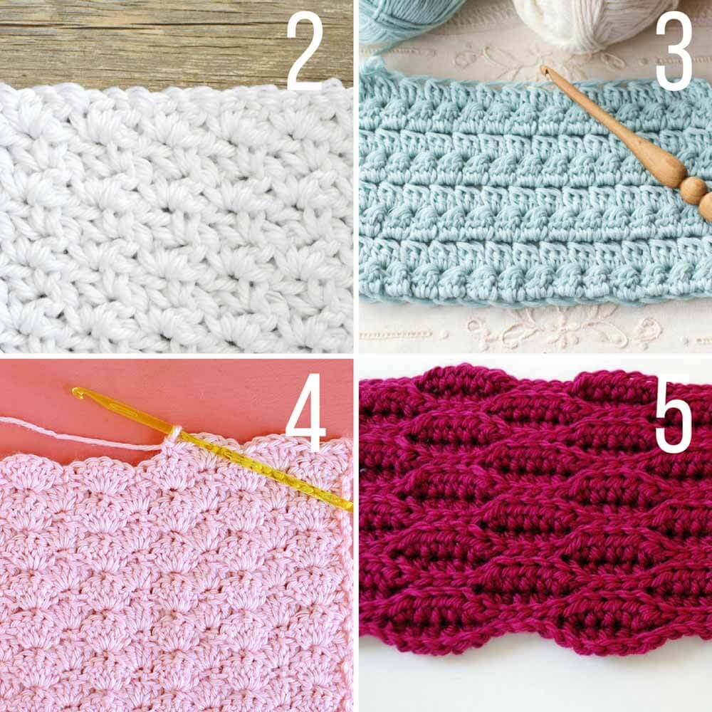 Crochet Stitches Patterns 30 Crochet Stitches For Blankets And Afghans Many With Video
