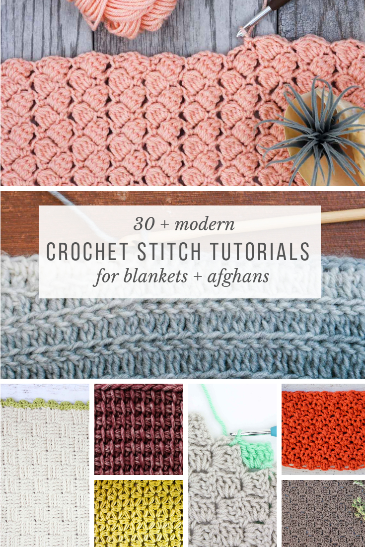 Crochet Stitches Patterns 30 Crochet Stitches For Blankets And Afghans Many With Video