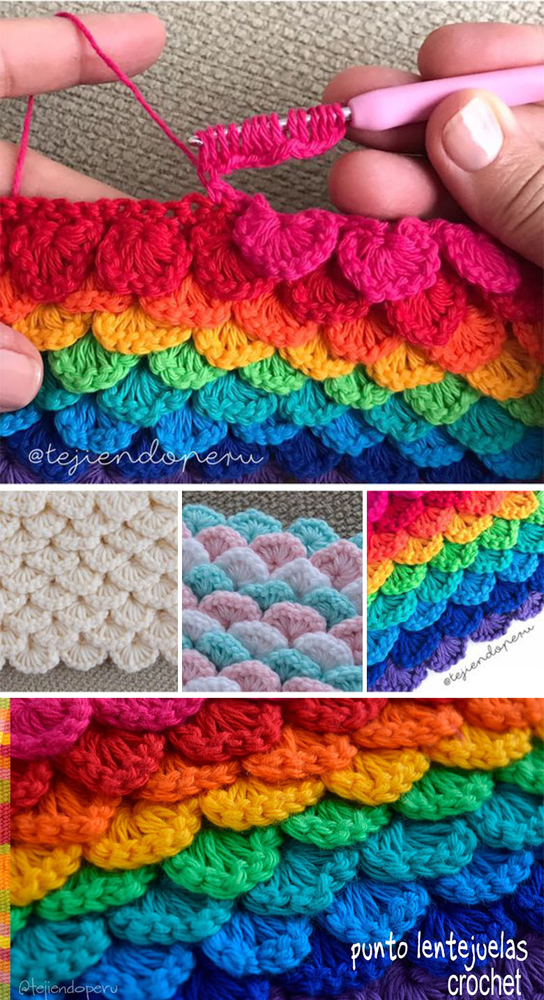 Crochet Stitches Patterns Learn The Crochet Crocodile Stitch Pattern Crochetbeja