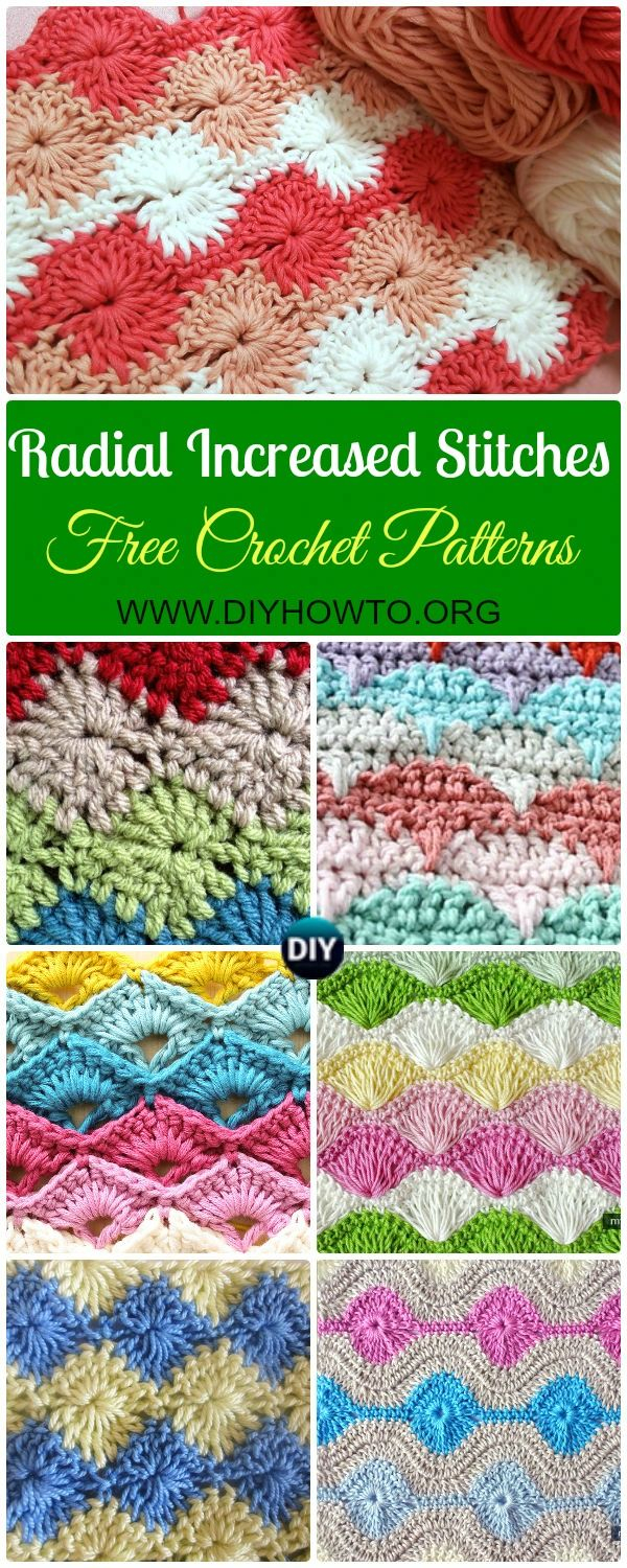 Crochet Stitches Patterns Level Your Skill Up With These Crochet Radial Increased Stitches