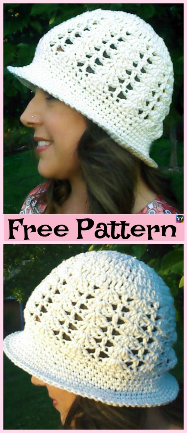Crochet Sun Hat Free Pattern 15 Amazing Crocheted Sun Hat Free Patterns Croc Anknit Pinterest