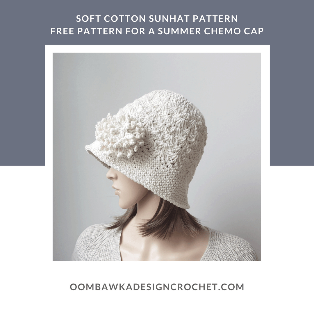 Crochet Sun Hat Pattern Soft Cotton Sunhat Pattern Oombawka Design Crochet