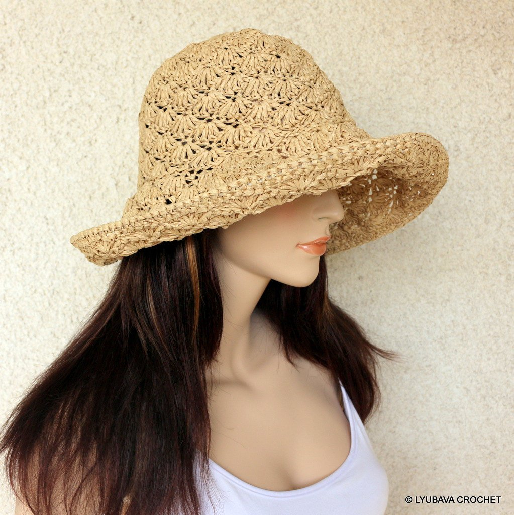 Crochet Sun Hat Pattern Summer Hat Crochet Pattern Womens Crochet Sun Hat Etsy