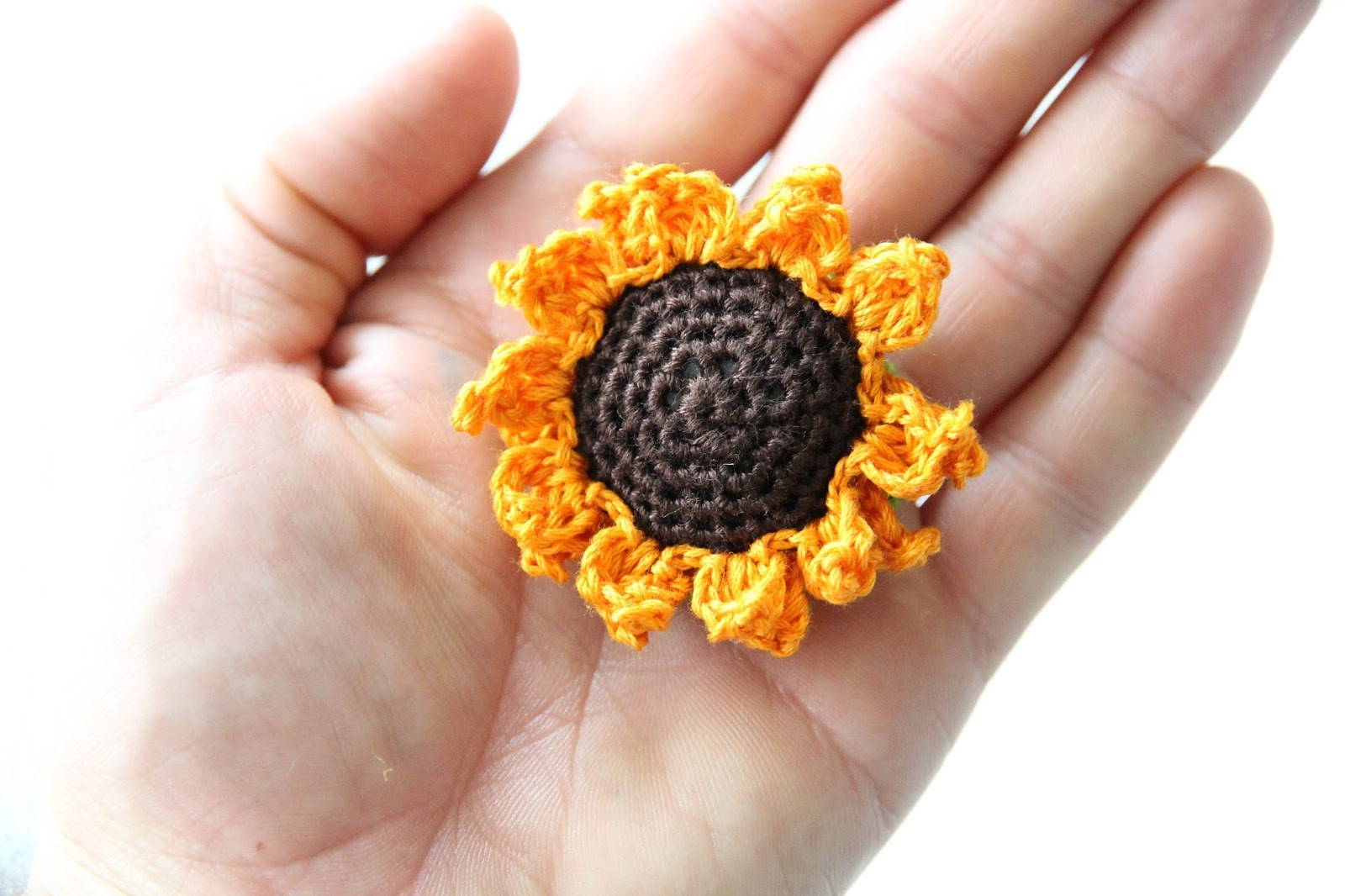 Crochet Sunflower Pattern 15 Free Crochet Sunflower Patterns