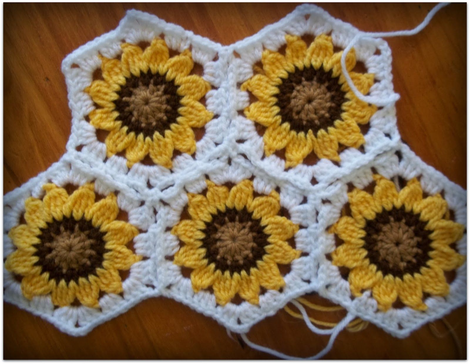 Crochet Sunflower Pattern Crochet Mood Blanket Update And New Wips Craft Ideas Crochet