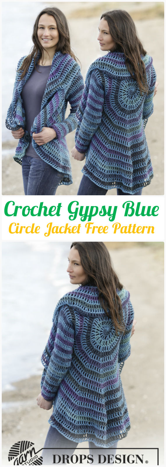 Crochet Sweater Vest Pattern Free Diy Crochet Circular Vest Sweater Jacket Free Patterns