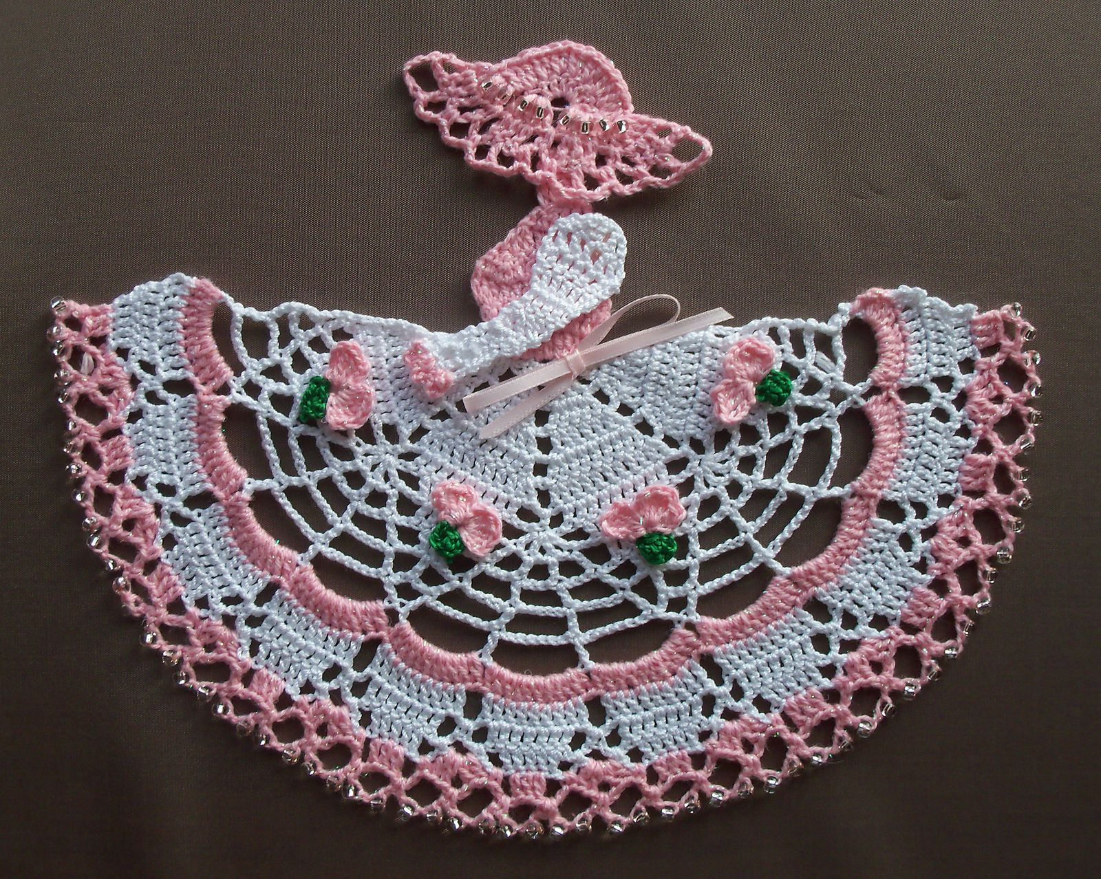 Crochet Sweet Pea Flower Pattern Sweet Pea Crinoline Girl Doily Item 0489 Pattern Cylinda D