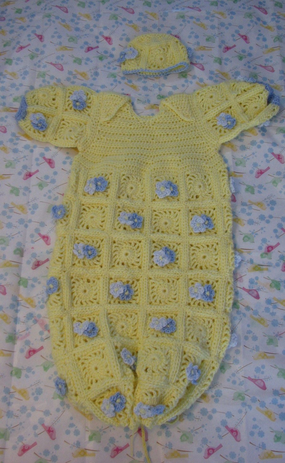 Crochet Sweet Pea Flower Pattern Yellow Squares Sweet Pea Crochet Pattern With Tutorials Etsy