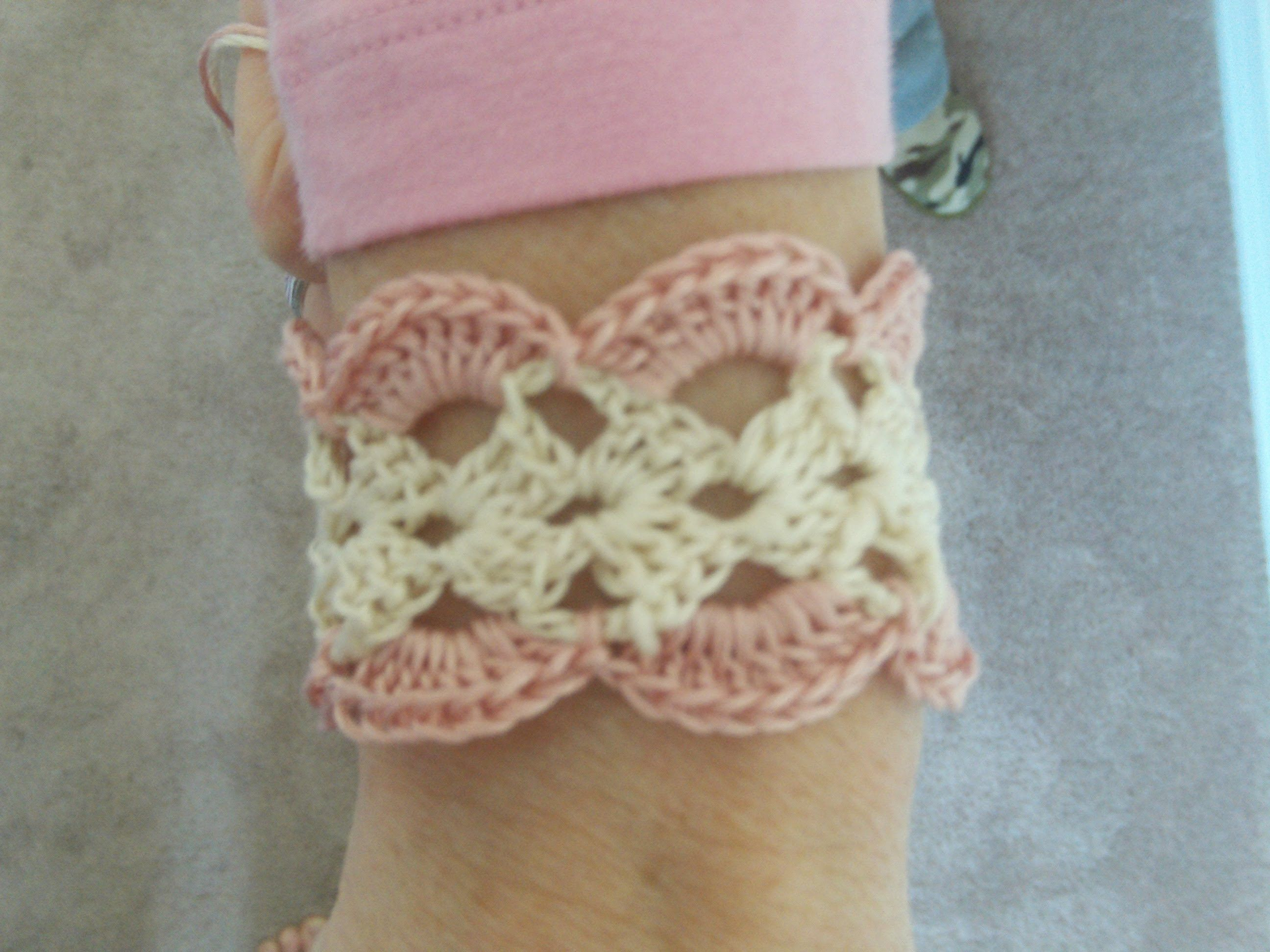 Crochet Thread Patterns How To Crochet A Bracelet Using Embroidery Thread Cotton And A 35