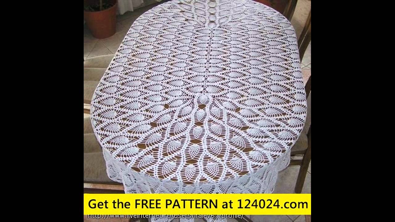 Crochet Thread Patterns Thread Crochet Tablecloth Patterns Youtube